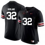 Men's Ohio State Buckeyes #32 Tuf Borland Black Nike NCAA College Football Jersey Version SAF7444BO
